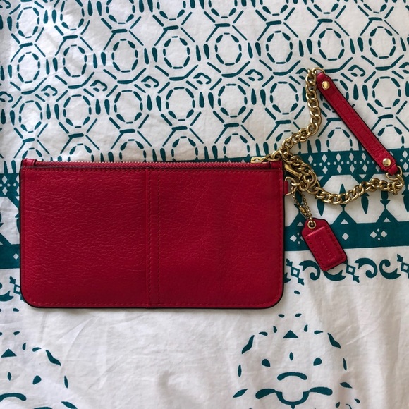 Coach hot pink wrist wallet - Picture 5 of 6